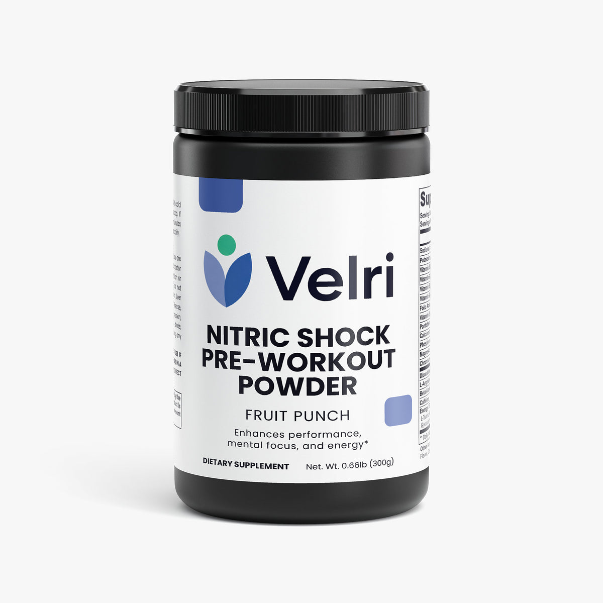 Nitric Shock Pre-Workout Powder (Fruit Punch)