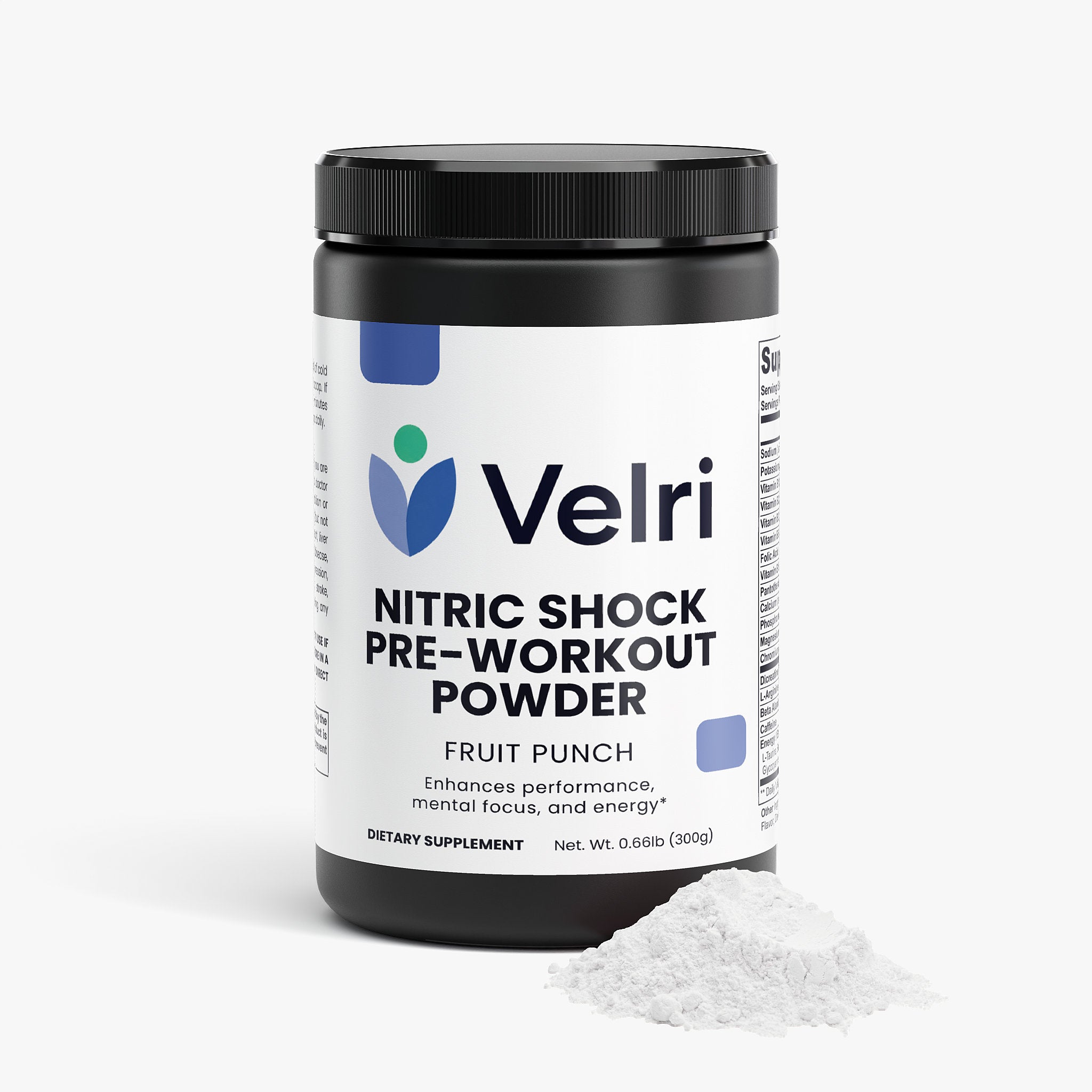 Nitric Shock Pre-Workout Powder (Fruit Punch)