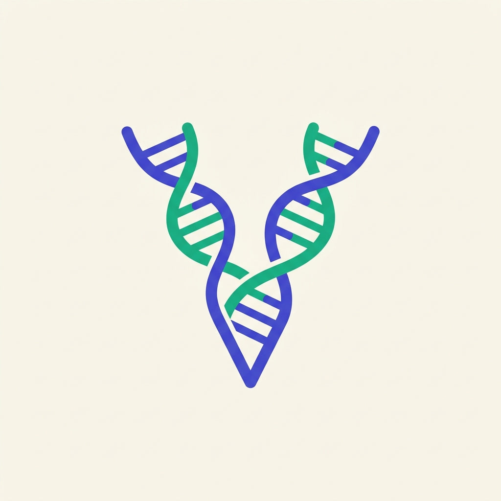 Double-helix V icon