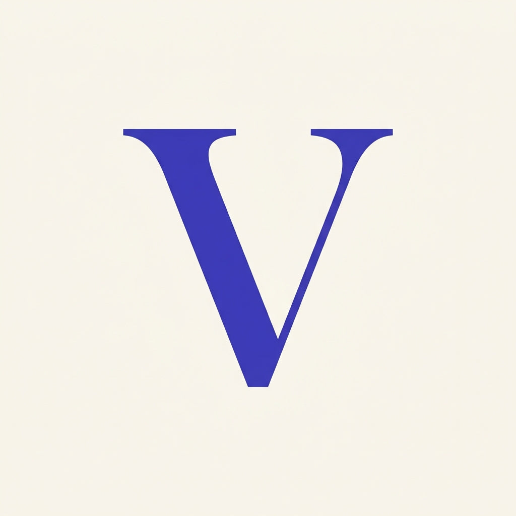 Heritage serif V icon
